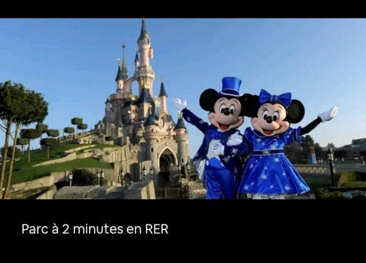 Appartement 2 Pieces 5Min Gare Val D'Europe Parking Inclus 蒙泰夫兰 外观 照片